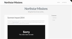 Desktop Screenshot of missions.northstarfamily.org