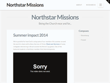Tablet Screenshot of missions.northstarfamily.org